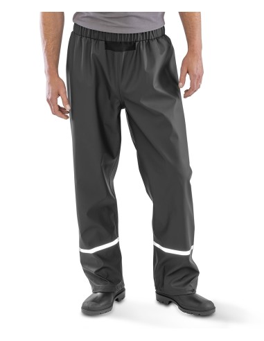 RES-R916X-Prism PU Waterproof Trouser with Reflective Bands et Recycled Backing